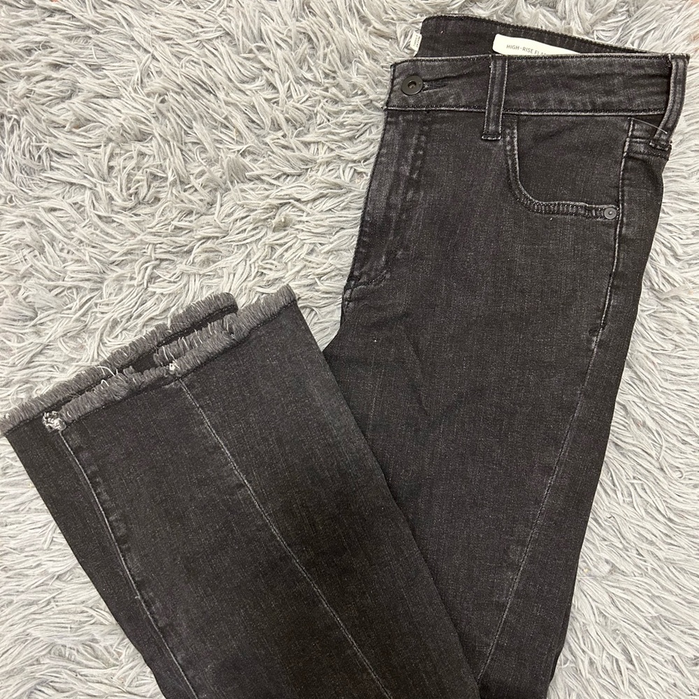 Pilcro high rise kick flare jeans